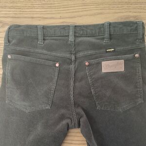 Wrangler Dark Green Corduroy Pants
